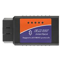 OBDII Bluetooth Car Diagnostic Cable - Black Blue Orange (DC 12V)