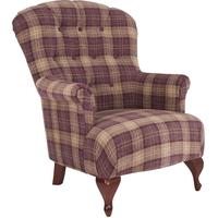 Oban Occasional Tub Chair with Mid Brown Leg