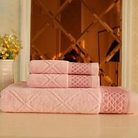 Oblique Suction Box Set Of Diamond 100% Cotton Towels