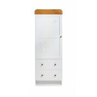 Obaby Single Wardrobe - B Is For Bear - White With Pine Trim
