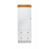 obaby single wardrobe b is for bear white with pine trim