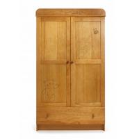 obaby b is for bear double wardrobe country pine