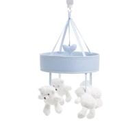 obaby b is for bear musical cot mobile blue