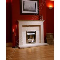 oban limestone fireplace package with electric fire