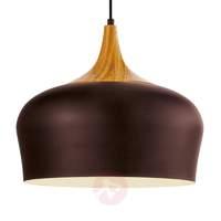 Obregon  elegant pendant lamp in brown