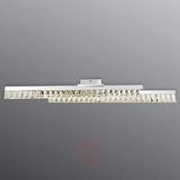 Oblong LED crystal ceiling light Febe