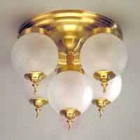 objekt ceiling light bronze five bulbs