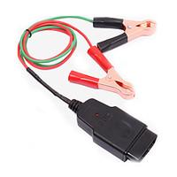 OBD II OBD2 Memory Saver Connector Cable with 2 Alligator Clips