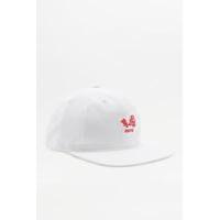 Obey Flower White 6-Panel Cap, WHITE