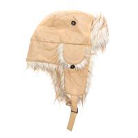 O.B. Suede Pilot Hat - Beige, Beige