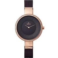 Obaku Ladies Bronze Tone Mesh Bracelet Watch V179LEVNMN