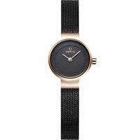 Obaku Ladies Bronze Tone Mesh Bracelet Watch V199LXVNMN