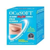 OcuSoft Lid Scrub Plus Eyelid Cleanser Pre-Moistened Pads 20 pads