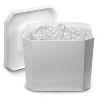 Octagonal Ice Bucket White