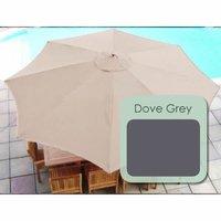 Octagonal 3.5m Parasol in Dove G...