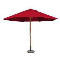 octagonal 35m parasol premium in red