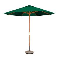 octagonal 27m parasol regular in green