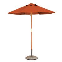 octagonal 2m parasol regular in terracotta