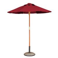 Octagonal 2m Parasol Regular in Burgundy