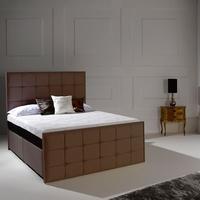 Octaspring Loire Fabric Divan Bed with Hybrid Mattress