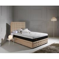 octaspring venice fabric divan bed with 5500 mattress