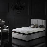 octaspring tiffany fabric divan bed with 6500 mattress