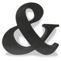 oceans apart industrial grey ampersand wall art