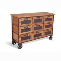 Oceans Apart Industrial 9 Drawer Apothecary Chest