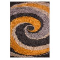 ochre swirl fluugy shaggy rug helsinki s