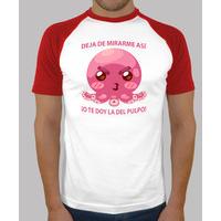 octopus angry man t-shirt bicolor