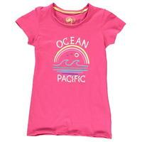 ocean pacific graphic scoop t shirt junior girls