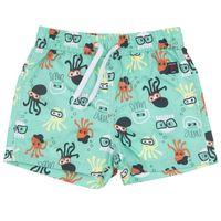 Octopus Print Kids Swim Shorts - Turquoise quality kids boys girls