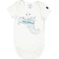 Octopus Print Newborn Baby Bodysuit - White quality kids boys girls
