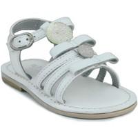 Oca Loca OCA LOCA leather baby sandal girls\'s Children\'s Sandals in white