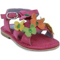 oca loca oca loca nubuck sandal girl girlss childrens sandals in pink