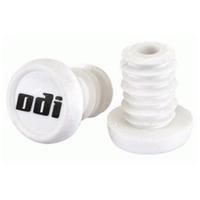 ODI BMX Push In Plugs White