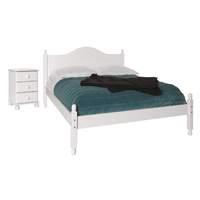 Odense 4ft 6in Double Bed and 3 Drawer Bedside