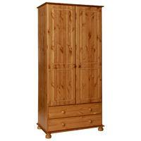 Odense Pine 2 Door 2 Drawer Robe