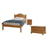 odense 3ft single bed 3 drawer bedside and blanket box