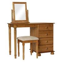 Odense Dressing Table Mirror, Odense Single Dressing Table and Stockholm Stool