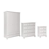 odense 3 door 4 drawer robe 3 drawer bedside and 2 plus 3 deep drawer  ...