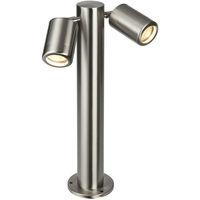 Odyssey 2 x 35W GU10 Twin 450mm Pedestal Steel IP65 - 33155