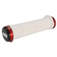 odi troy lee lock on grips white 130mm