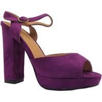 odeon lp3445vv2c womens court shoes in purple
