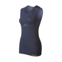 odlo evolution light greentec singlet crew neck women navy black