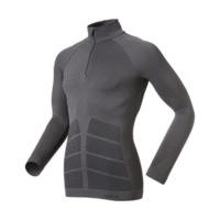 Odlo Shirt l/s 1/2 Zip Evolution Warm Men (180982) castlerock / black