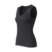 odlo singlet v neck cubic women 140291 ebony grey black