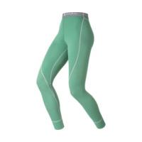 odlo pants long warm trend women mystic green high rise