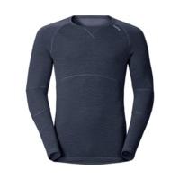 odlo revolution light long sleeve crew neck men 110282 navy new melang ...