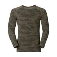 odlo revolution tw warm shirt ls crew neck planai men 110202 camouflag ...